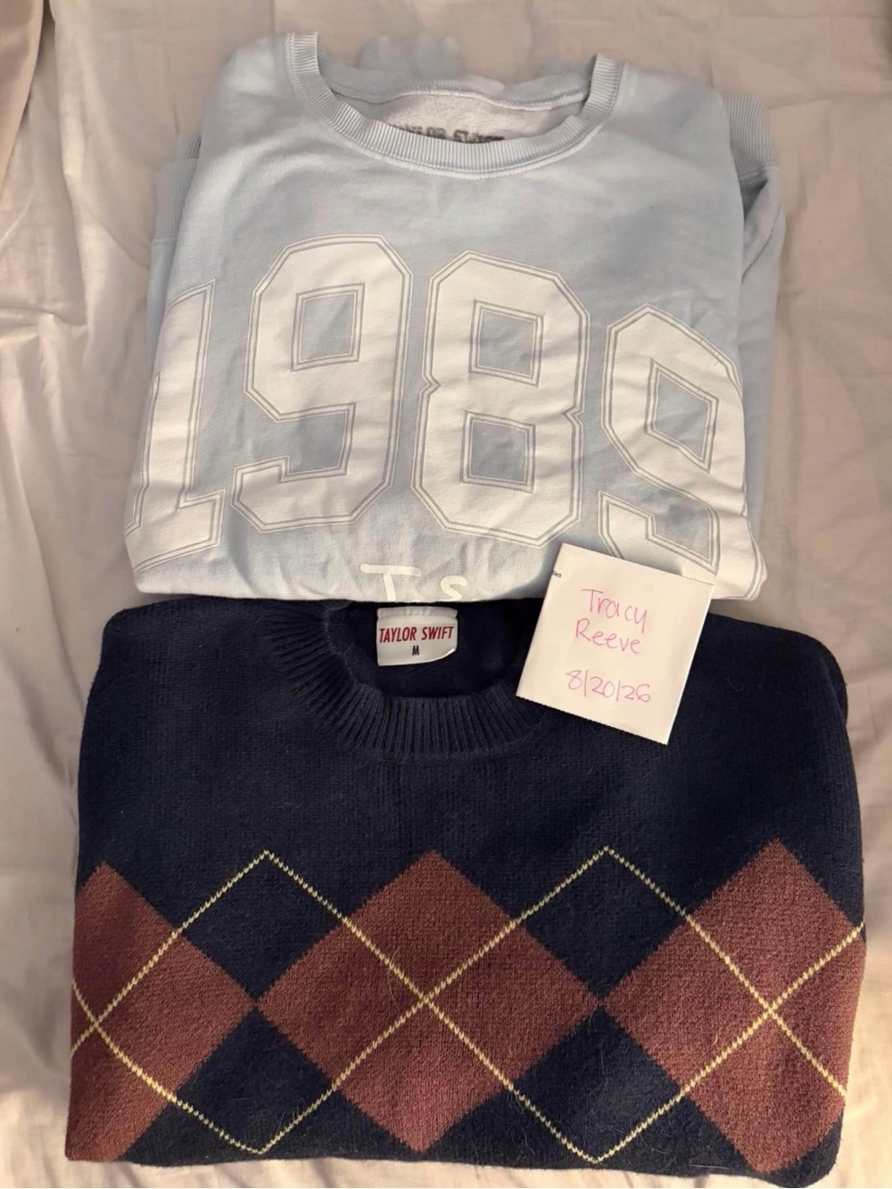 Taylor Swift Merch Bundle - 1989 Sweatshirt and All Too Well Sweater